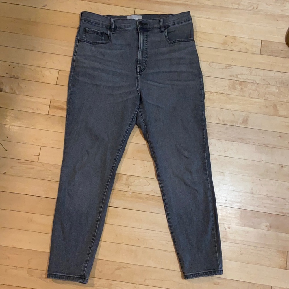 Everlane Authentic Stretch High Rise Skinny 33 Ank